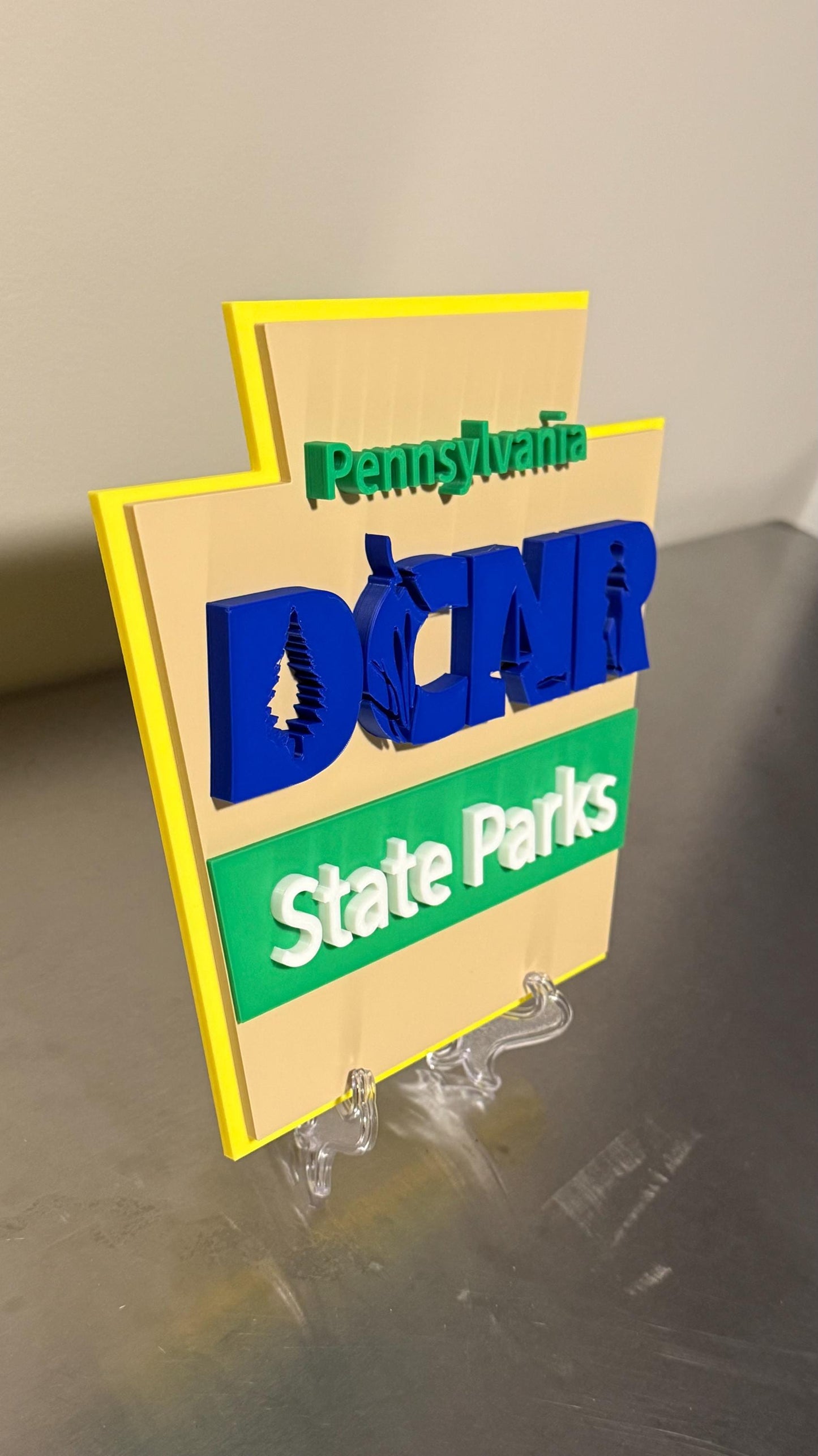 DCNR Pennsylvania Plaque: First Responder Tribute (3D Embossed, Indoor)