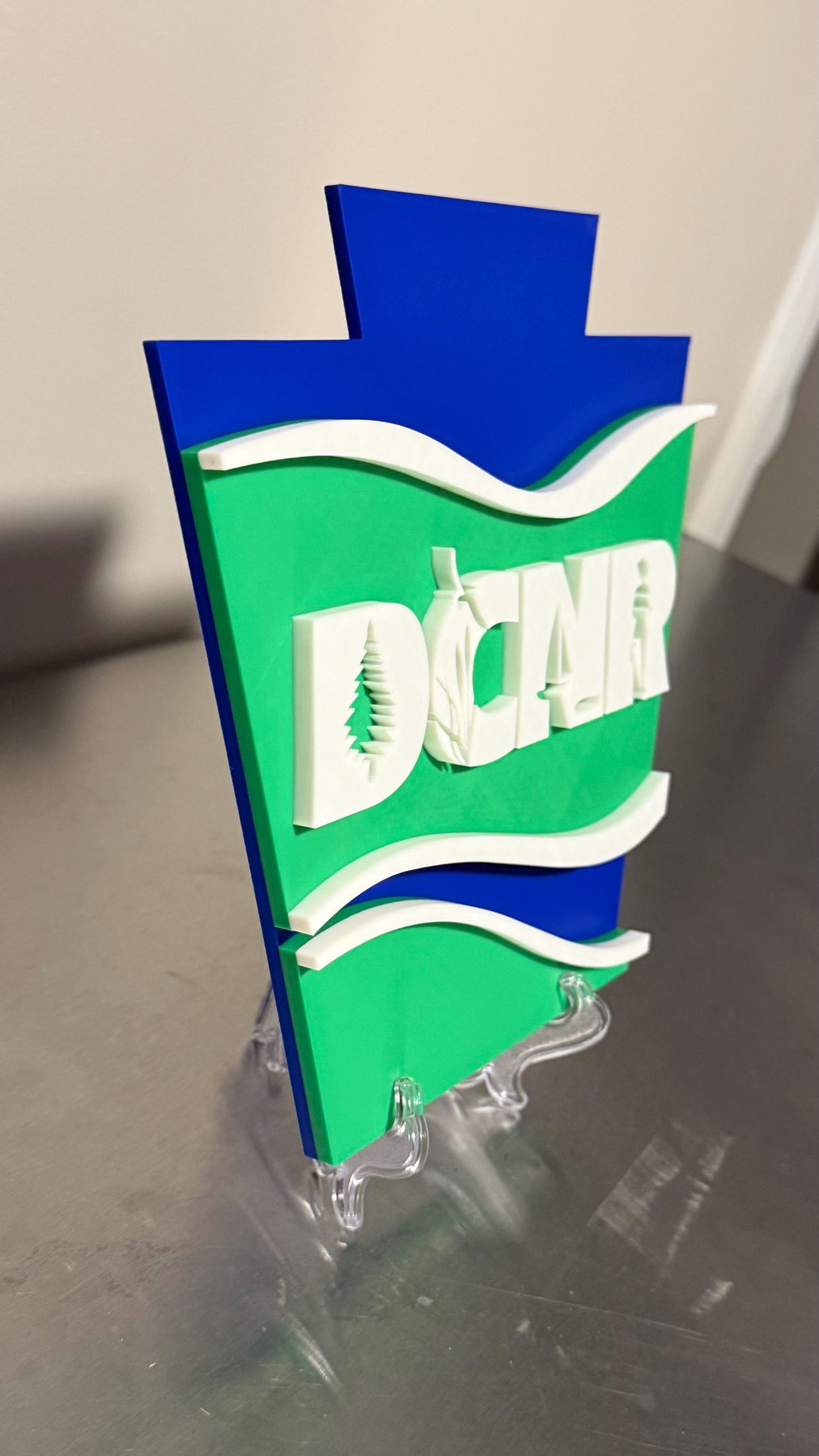 DCNR Pennsylvania Plaque: First Responder Tribute (3D Embossed, Indoor)