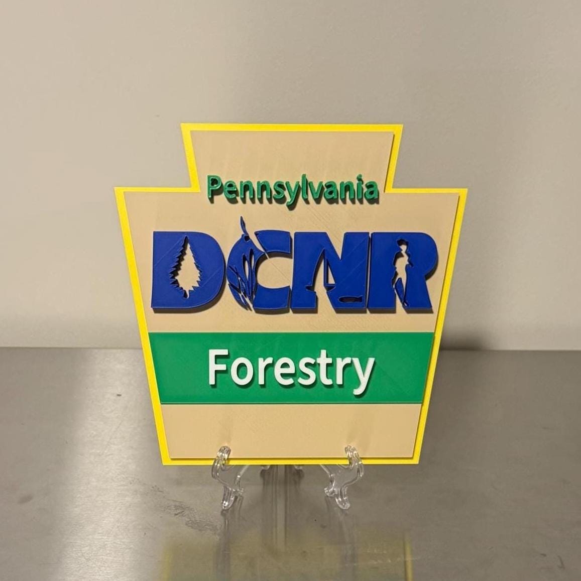 DCNR Pennsylvania Plaque: First Responder Tribute (3D Embossed, Indoor)