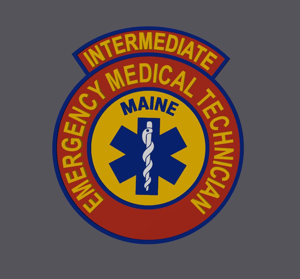 Maine EMT & Paramedic EMS 3D Embossed Display Plaque ME