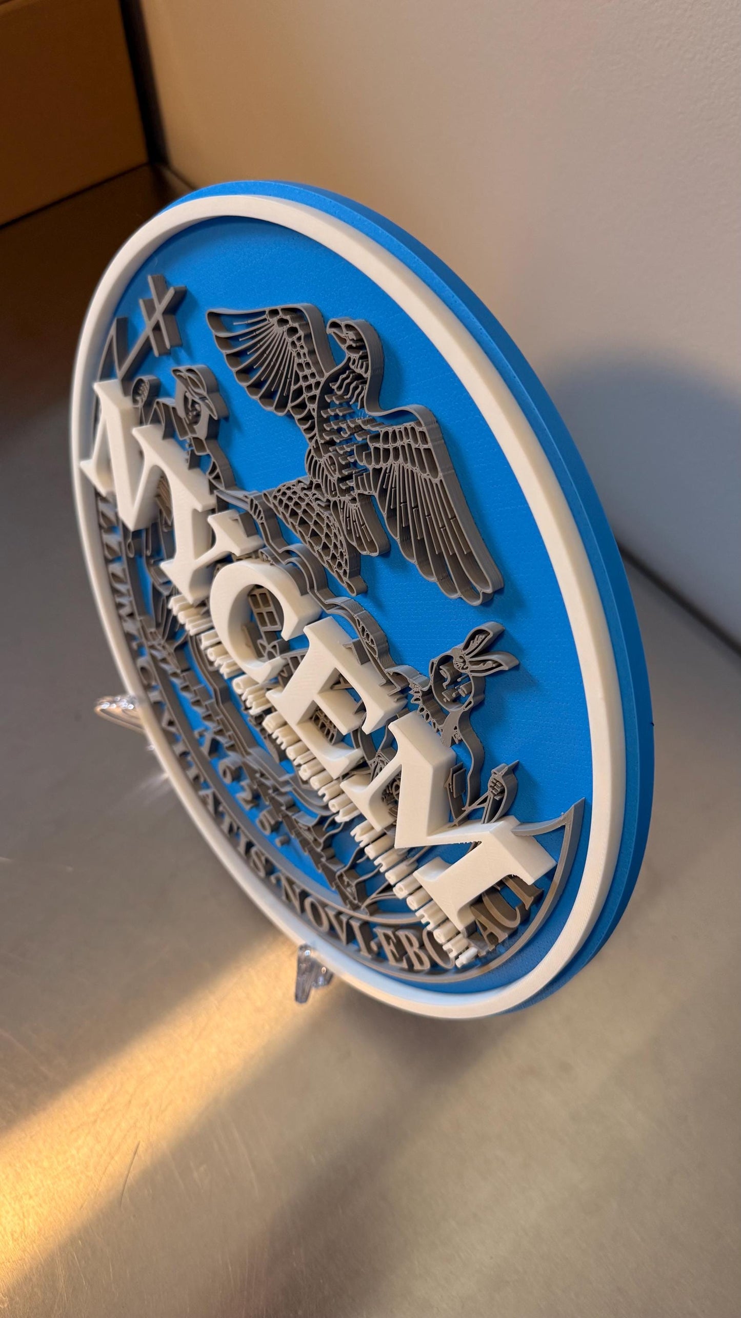 New York City Emergency Management 3D Display Plaque Wall Art NYC NYCEM