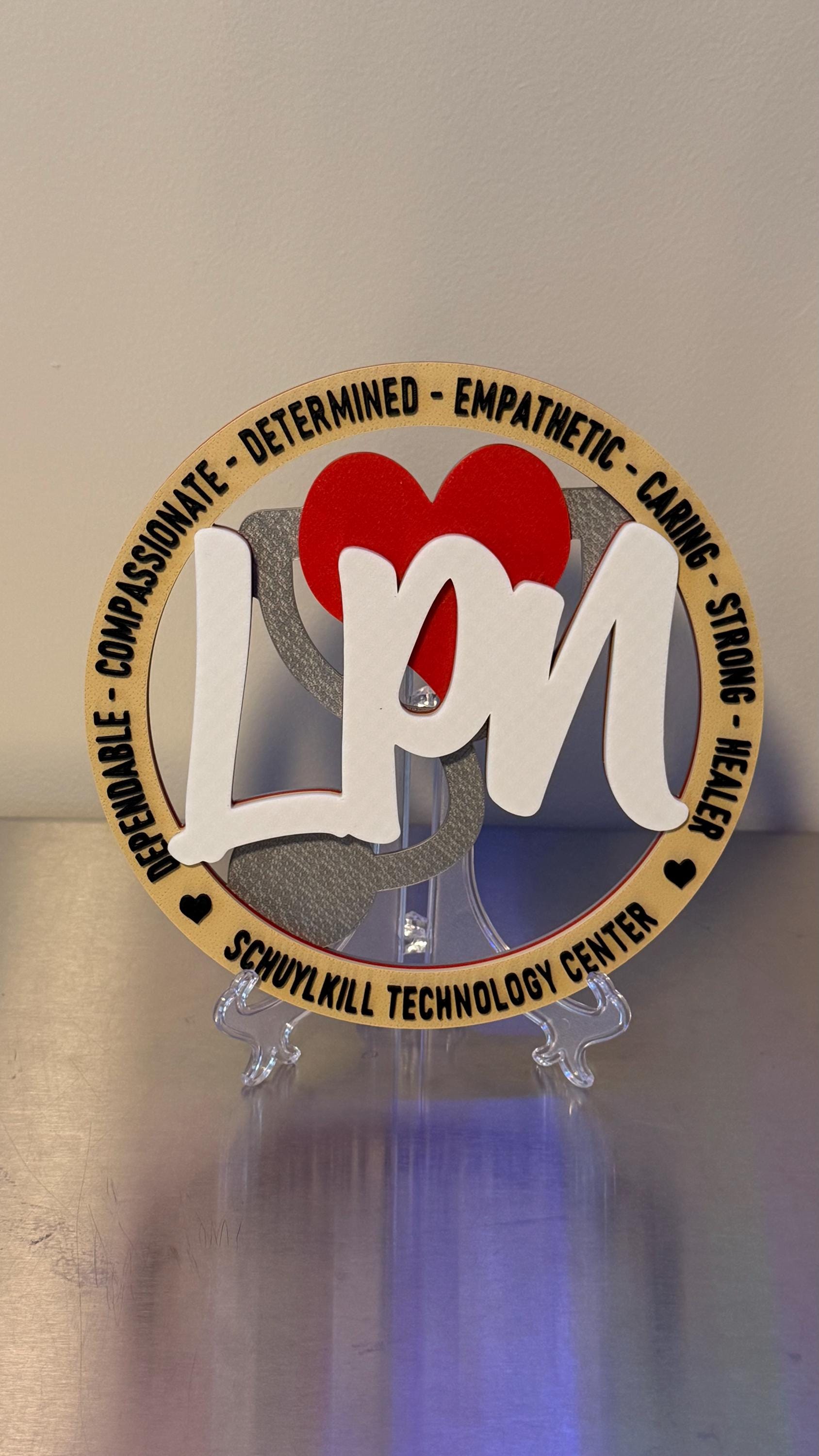 Schuylkill Technology Center LPN 3D Plaque: Pennsylvania Wall Display