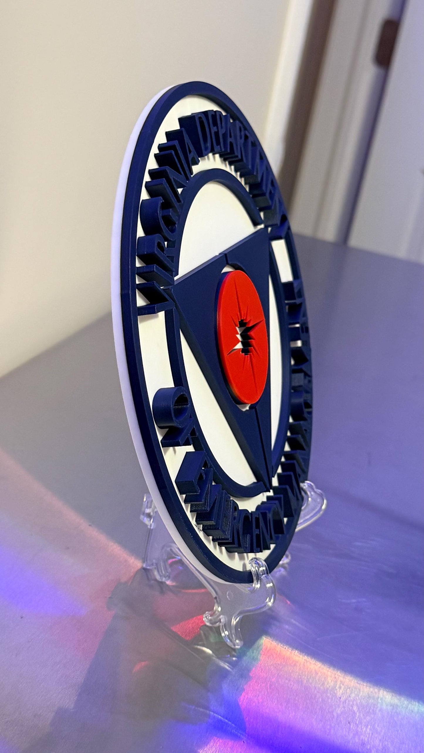 Virginia OEM 3D Display Plaque Emergency Management VA