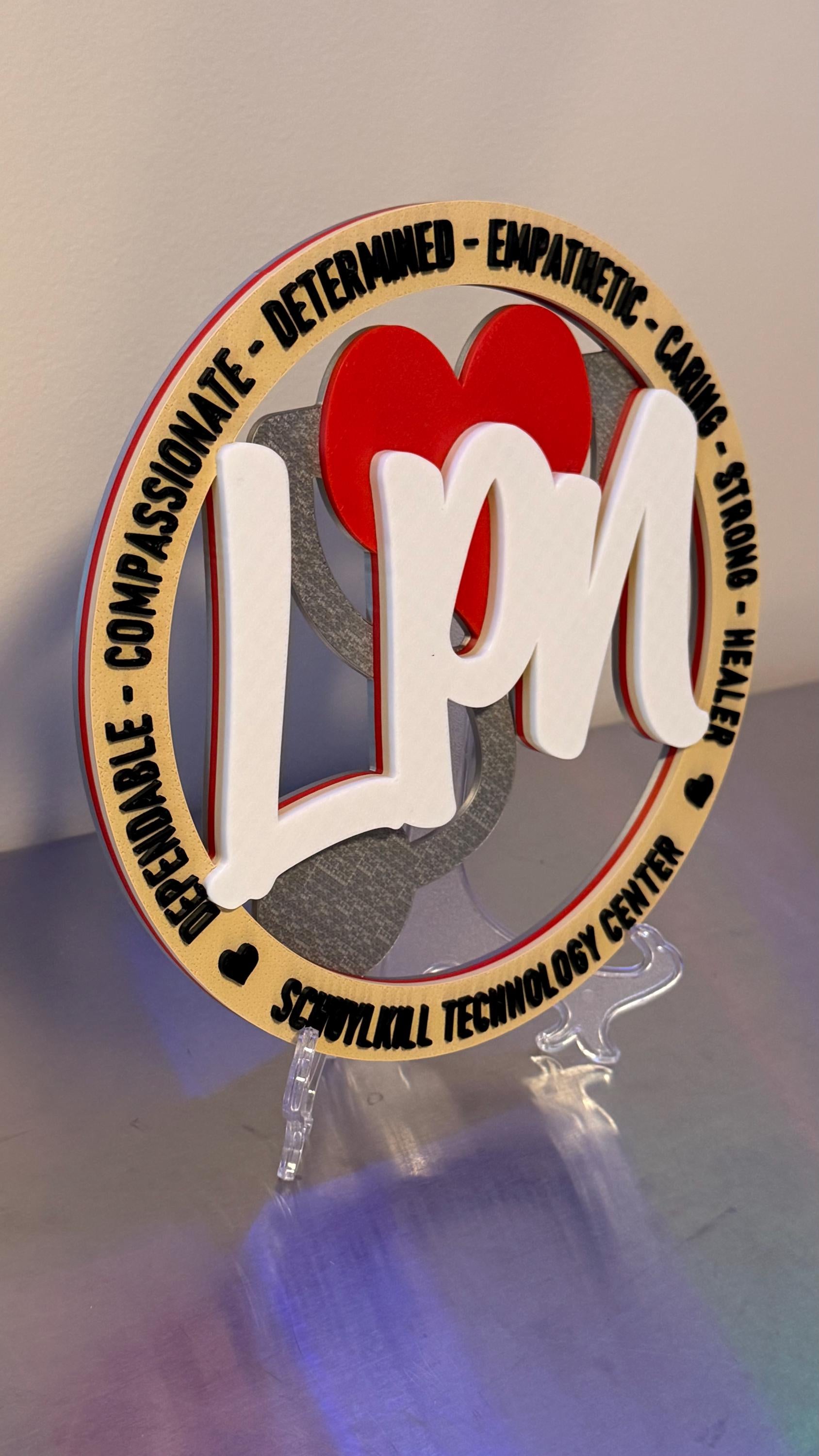 Schuylkill Technology Center LPN 3D Plaque: Pennsylvania Wall Display