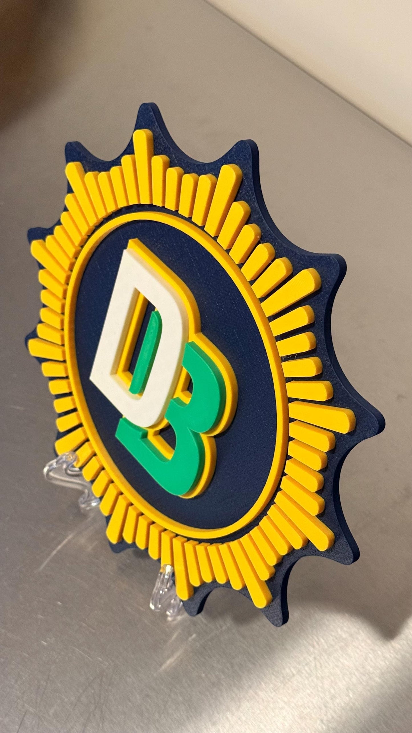 NYPD Detective Bureau Plaque, Embossed 3D Display (9 Inch Plaque)