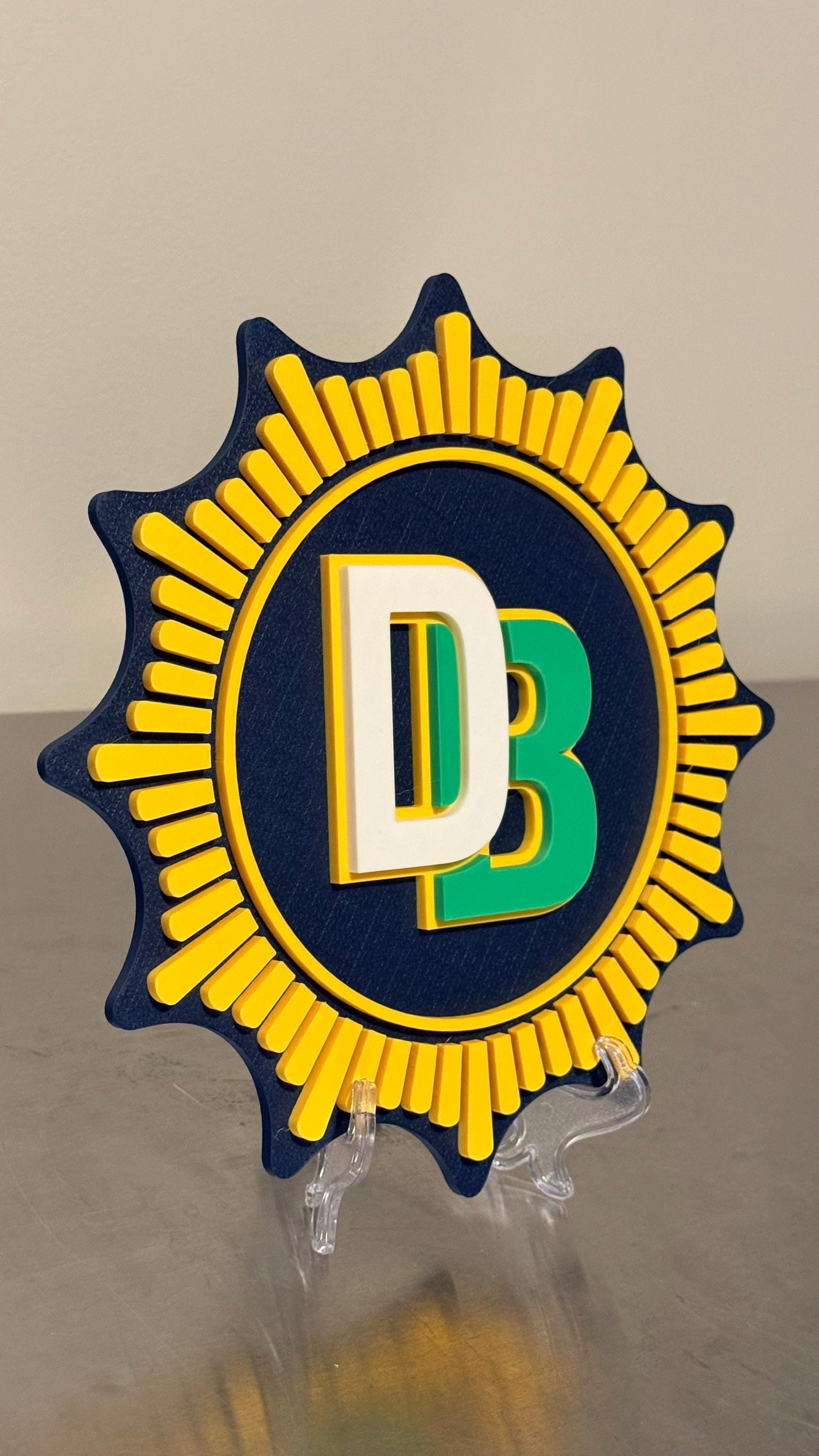 NYPD Detective Bureau Plaque, Embossed 3D Display (9 Inch Plaque)