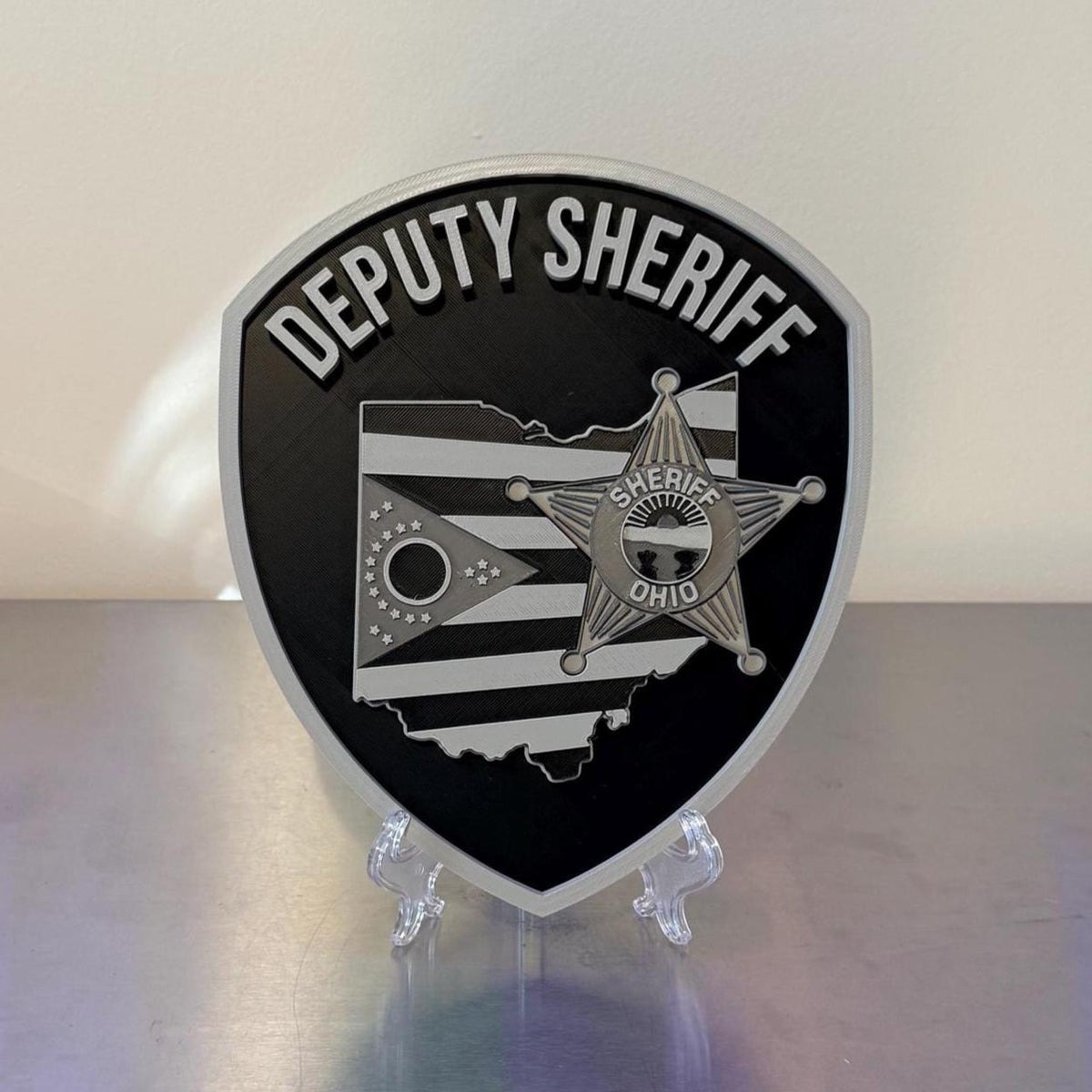 Ohio Deputy Sheriff 3D Display Plaque - First Responder Display Plaque