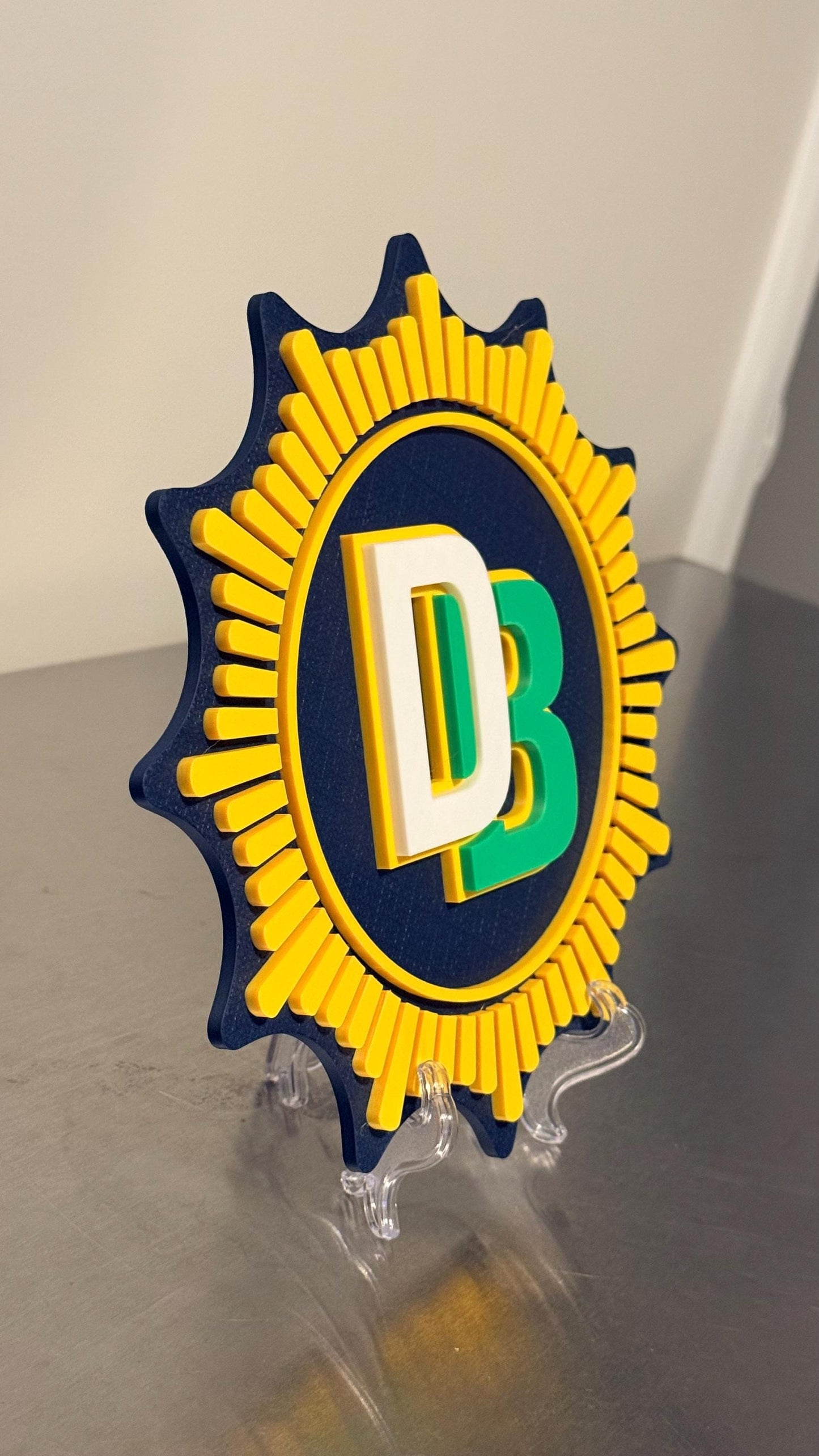 NYPD Detective Bureau Plaque, Embossed 3D Display (9 Inch Plaque)