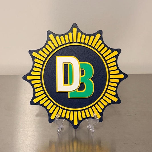 NYPD Detective Bureau Plaque, Embossed 3D Display (9 Inch Plaque)
