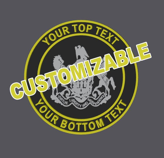 Customizable Pennsylvania Department Of Corrections Display Plaque PA Corrections