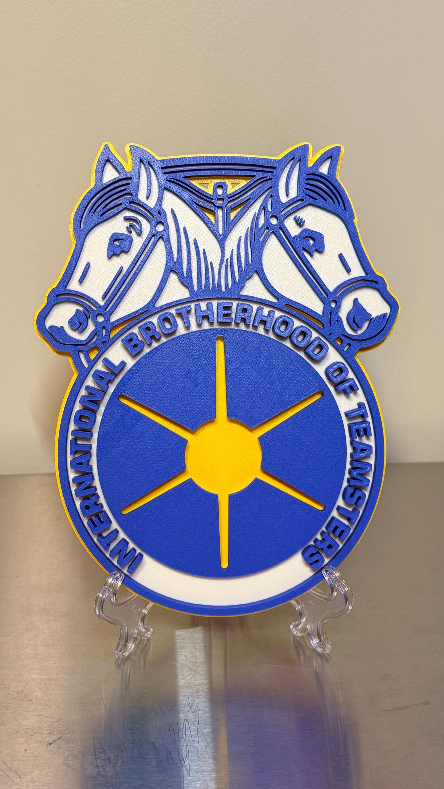 Brotherhood of Teamsters 3D Display Plaque Wall Art