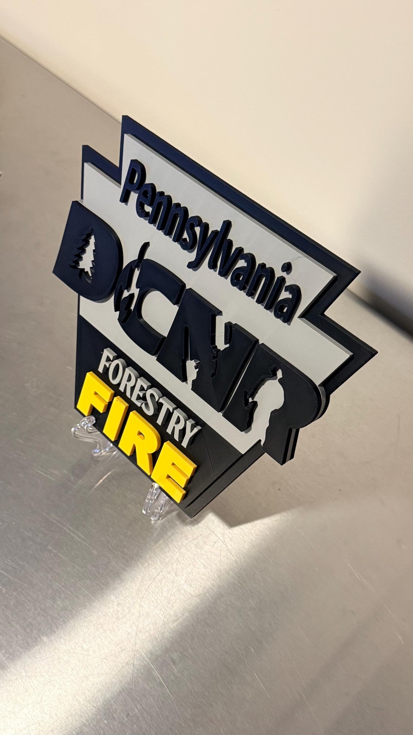 DCNR Forestry FIRE Pennsylvania Plaque: First Responder Tribute PA