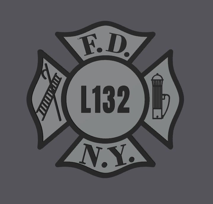 FDNY Firefighter Badge 3D Display Plaque , Firefighter Gift, NYC Wall Decor