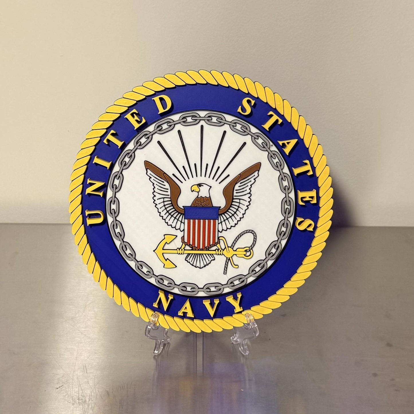 US Navy 3D Plaque: Veteran Wall Art Government