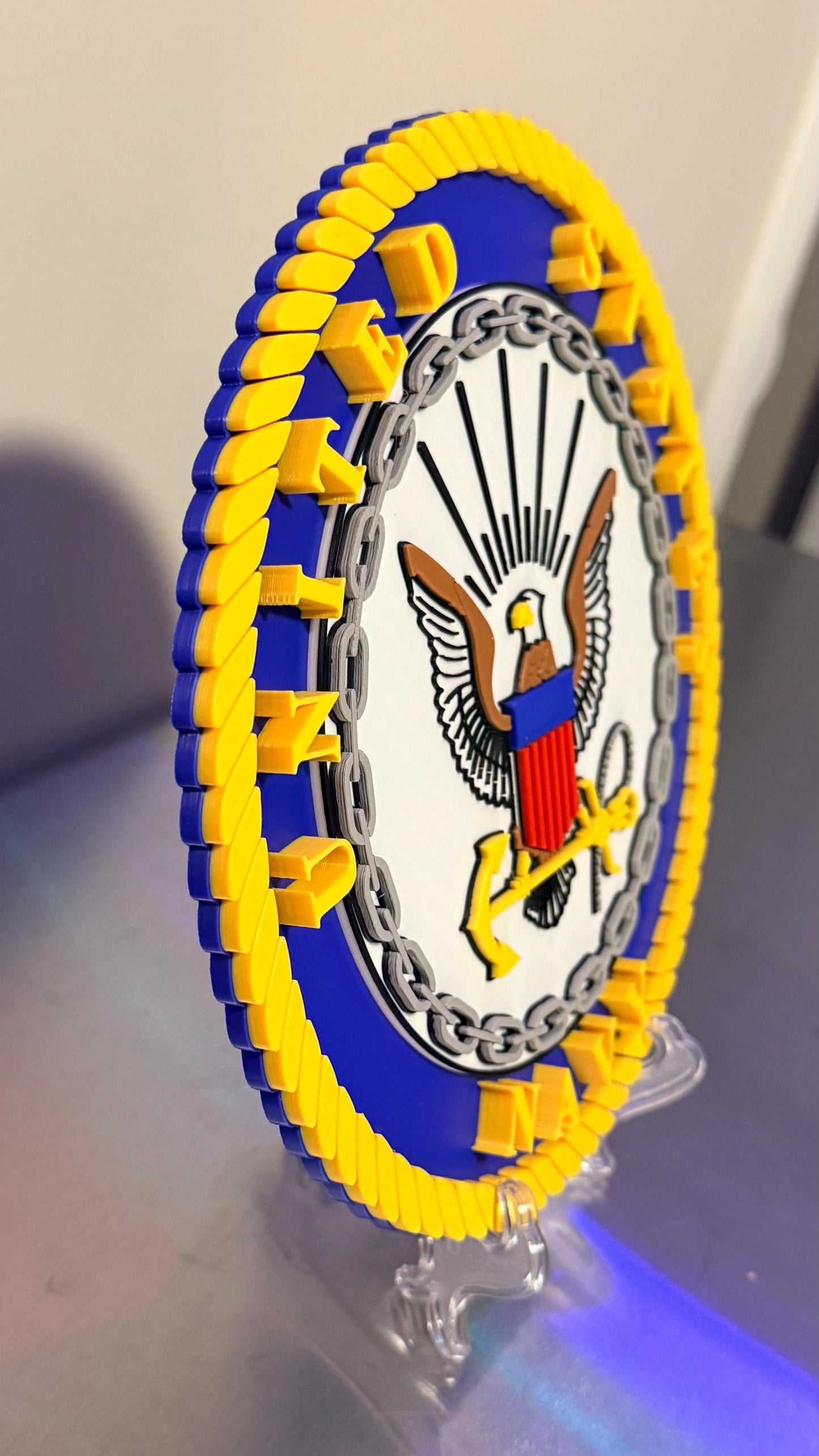 US Navy 3D Plaque: Veteran Wall Art Government