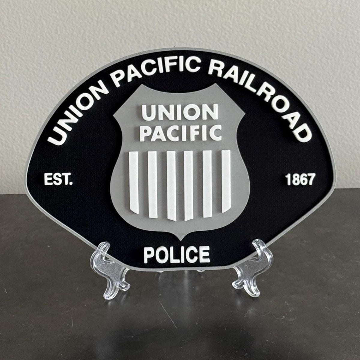 Union Pacific Railroad 3D Display Plaque 9" Shelf Or Wall Display Train Plaque Big Boy 4014