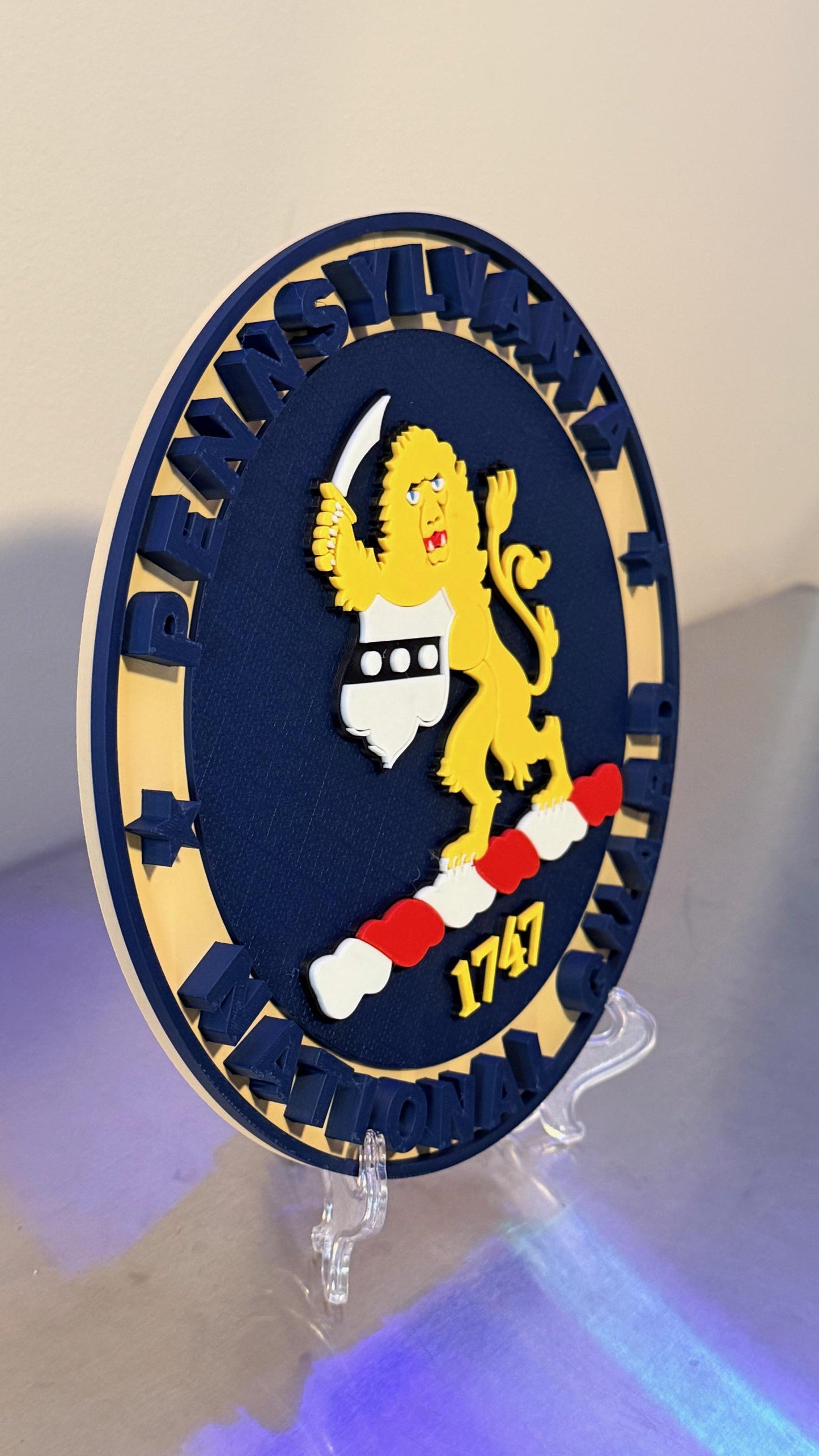 Pennsylvania National Guard 3D Display Plaque: First Responder Display Plaque Display Plaque Government