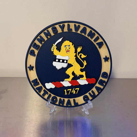 Pennsylvania National Guard 3D Display Plaque: First Responder Display Plaque Display Plaque Government