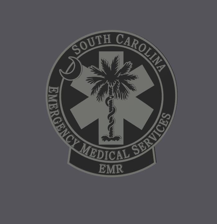 South Carolina EMT - Paramedic EMS Plaque – First Responder SC