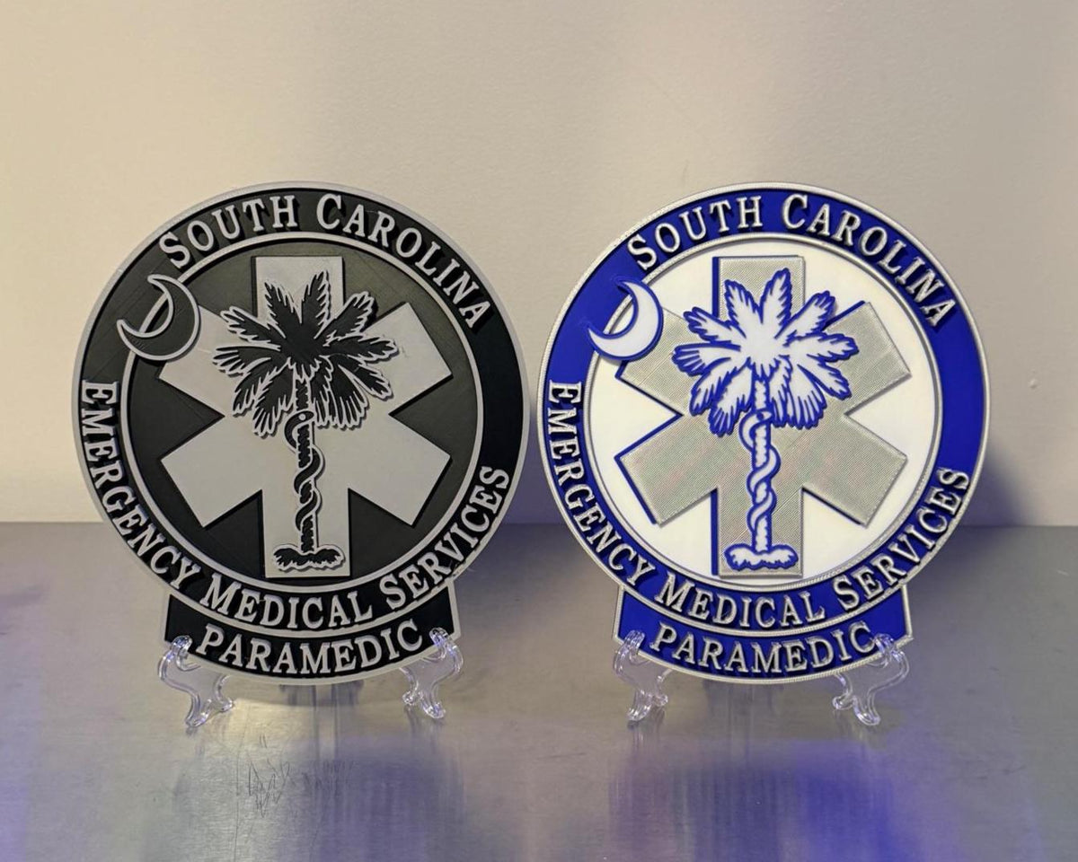 South Carolina EMT - Paramedic EMS Plaque – First Responder SC