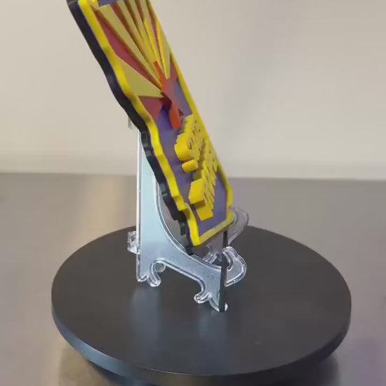Arizona State Trooper 3D Display Plaque First Responder AZ